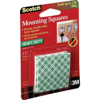 Scotch 1" Mounting Squares-Strong double-sided mounting squares hold up to 2 lb.
