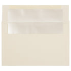 JAM Paper A9 Foil Lined Envelopes, 5.75 x 8.75, Ivory with Ivory Lining, 250 Pack (532412544H)-Blank interior for personalized message
