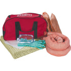 Zenith Safety 10-Gallon Vehicle Spill Kits, Hazmat, With Nylon Bag-Contents: 20 Sorbent Pads (15" x 17"), 2 Sorbent Socks (3" x 48"), 2 Sorbent Pillows (8" x 18"), 1 Repair putty (4 oz.), 1 Pair Nitrile Gloves, 2XL (11) , 1 Pair Safety Goggles (One Size), 1 Disposal Bag (26" x 36")