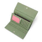 Champs RFID Trifold Expandable Wallet -  Green-1 slot pocket