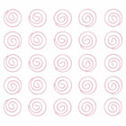 JAM PAPER - Trombones Circulaires Colores, Rose Bebe, 2 Paquets de 50-Taille : 1 pouce (diametre)