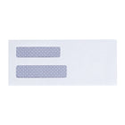 Quality Park #8-5/8 White Double-Window Security Envelopes with Self Seal Closure - 500 Pack-Protect sensitive client information with thesesecurity tinted envelopes. The reflex blue tintpattern makes it impossible to see the details ofthe contents, even when held up to the light