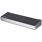 StarTech Triple-Monitor 4K USB-C Dock with 5x USB 3.0 Ports (DK30CH2DEP)-Dock your USB-C equipped laptop with three 4K monitors: 2x DisplayPort (DisplayLink) and 1x HDMI (DP Alt Mode)