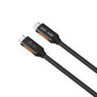j5Create JUCX27L12 USB4 40Gbps Full-Featured USB-C Coaxial Cable - Black/Orange-100W PW Charging