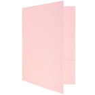 JAM Paper Premium Paper Cardstock Two Pocket Presentation Folders, Baby Pink, 12 Pack (28876675dg)-Paper weight: medium