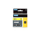Dymo Rhino Industrial Strength Labels, 1/2" Flexible Nylon, Yellow-Heavy-duty permanent adhesive