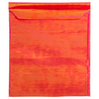 JAM Paper Enveloppes à ouv. côté court en alum. à fermeture pelez et scellez, 6 1/4x7 7/8 po, rouge iridescent, paq/100-Ouverture : côté court