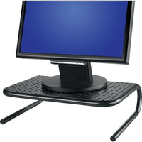 Staples Standard Steel Monitor Riser-Lifts monitors to creates storage space