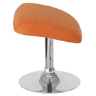 Flash Furniture Egg Orange Fabric Ottoman-Taut Upholstery