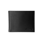 Champs Leather RFID Slim Wallet - Black-Genuine Leather