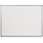 Flash Furniture 4' W x 3' H Porcelain Magnetic Marker Board-Dry Erase Board