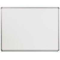 Flash Furniture 4' W x 3' H Porcelain Magnetic Marker Board-Dry Erase Board
