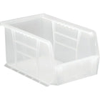 Clear-view Stack & Hang Bins, 20 Lbs. Capacity, CF738, 12 Pack-Material - FDA approved polypropylene
