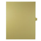 Mark Maker Legal Exhibit Index Tab Buff Single Tabs, 1/25th Cut, Letter Size, No Holes, Number 137, 25 Pack-Buff Single Tabs, 1/25th Cut