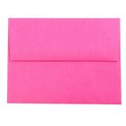 JAM Paper A2 Invitation Envelopes, 4.38 x 5.75, Brite Hue Ultra Fuchsia Pink, 250 Pack (12844H)-Ultra fuchsia brite hue recycled envelope