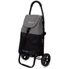 Playmarket Go Two Compact Utility Cart - Textured Black Folds Removable / Replaceable Bag-Handlebar with anti slip foam