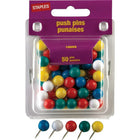 Staples Round Push Pins-Post items securely