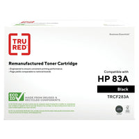 TRU RED - Cartouche de toner CF283A HP 83A remise à neuf - rendement standard - noir-Capacité jusquâ€™à 1 500 pages par cartouche à rendement standard