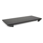 Allsop Dual Height Adjustable Lo Riser Monitor Stand with Wide Platform - Black-Space available under the stand for storage