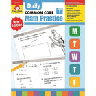 Evan-Moor Daily Math Practice Book, Grade 1 (EMC750)-Activity book