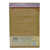 Conros Earth Hugger Self-Sealing Kraft Bubble Mailers - #0 - 6" W x 9" L - 25 Pack (31012-EH)-Kraft Bubble Padded Mailer
