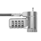 Targus DEFCON Ultimate Resettable Laptop Combination Lock-Compatible with most major lock slot formats, including oversized wedge slots