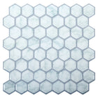 CTG Brands Hexagon Wall Tile, 10" x 10", White Marble, 6 Pack-Set: comes in a box of 6 premium quality wall tiles, suitable for smooth and clean surfaces