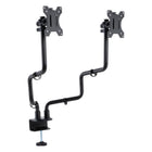 Allsop Dual Monitor Motion-Adjustable Arm - Black-Full-motion adjustment offers different viewing angles and focal lengths