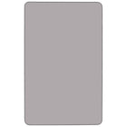 Flash Furniture 24"W x 48"L Rectangular Grey Thermal Laminate Activity Table - Height Adjustable Short Legs-Recommended Grade Level: Preschool - 2nd Grade