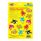 Trend Enterprises Sea Buddies 5 1/2" Classic Accents Variety Pack, 108 Pack (T-10998)-Age group and grade: Ages 2 - 12 years and grades toddler - 6th