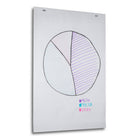 Staples Easel Pad, 24" x 35-1/2", Plain White-Contains 50 sheets per pad