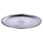 Luciano Aluminum Foil Tray, 12 x 0.5 inches, Silver, 36 Pieces-Dimensions: 12"D x 0.5"H in dimensions