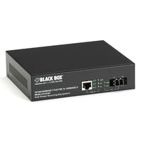 Black Box LPS500A-SM-10K-LC LPS500 Series Media Converter - Gigabit Ethernet PoE Single Mode 1310nm 10km LC-Converter