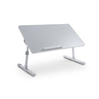 Can-Bramar  Portable Laptop Stand - Grey-Made of durable materials including melamine, high density board, plastic trims and powder coated aluminium