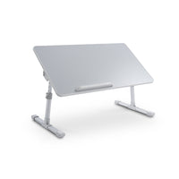Can-Bramar  Portable Laptop Stand - Grey-Made of durable materials including melamine, high density board, plastic trims and powder coated aluminium