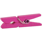 JAM Paper Wood Clothing Pin Clips, Medium, 1 1/8, Fuchsia Pink, 2 Packs of 50, 100 Total (230729149a)-4