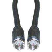 Digiwave 12' RG6 Coaxial Cable, 6" x 4" x 6", Black-Copper clad steel center conductor