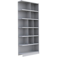 Metalware RK362 Boltless Shelving Unit, 7-Shelves, 36" x 12" x 88", Light Grey-Adjustable shelving system that provides high strength, yet economical storage capacity for your needs