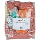 Zenith Safety 10-Gallon Truck Spill Kits, Hazmat, With Zip-Lock Bag-Contents: 10 Sorbent Pads (15" x 17"), 3 Sorbent Socks (3" x 48"), 2 Sorbent Pillows (8" x 18"), 1 Pair Nitrile Gloves, 2XL (11) , 1 Pair Safety Goggles (One Size), 1 Disposal Bag (26" x 36")