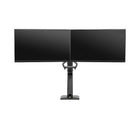 North Bayou 24"-32" Gas-Strut Desktop Dual Monitor Arm - Black (F32-B)-75x75, 100x100 mm