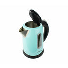Brentwood Electric Kettle - Cordless - 1L -Stainless Steel/ Blue-Water Level Indicator