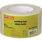 Staples Masking Tape - 18mm x 55m - 4 Pack-Sticks to most surfaces and removes without trace