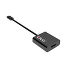 Adaptateur actif Club 3D USB 3.1 Type C vers HDMI 2.0 UHD 4K 60Hz-Récepteur DisplayPort  1.4, débit de liaison jusqu'à 5,4 Gbit / s, HBR2 / HBR / RBR