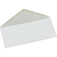 Simply #10 White Envelopes, 4-1/8" x 9-1/2", Gummed, 50 Pack-#10 White Envelopes 