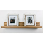 kieragrace Muskoka Pugh Shelf - Walnut, Ledge, 36" x 5" x 5"-Easy to hang corner shelves using keyholes on the back