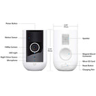 Geeni FREEBIRD HD 1080p Wire-Free Battery Smart Camera - White-Versatile mounting: connect to metal surfaces such as gutters instantly with the magnetic backing or self-install anywhere else with the included, standard screw-in mount, no cables or installation fees necessary